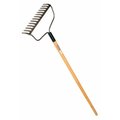 Pipers Pit 48in. Handle 14 Tine Economy Grade Bow Rake PI82218